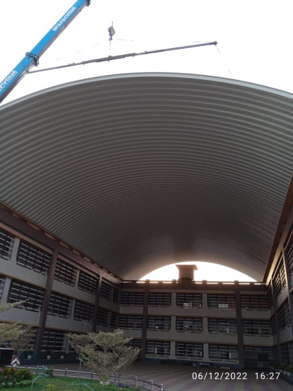 Trussless roofing 0.8 mm rate 3200 Per SQ MTR
